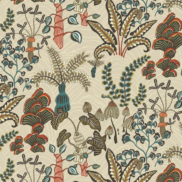Woodland Floor in 11, Wallcovering by Kravet Couture