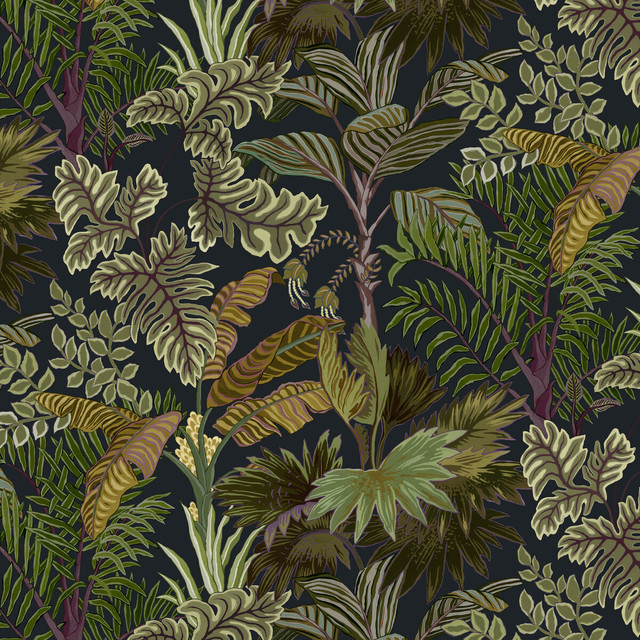 Palm Grove in 21, Wallcovering by Kravet Couture