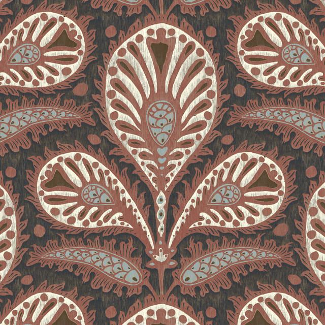 Ikat Clover in 01, Wallcovering by Kravet Couture