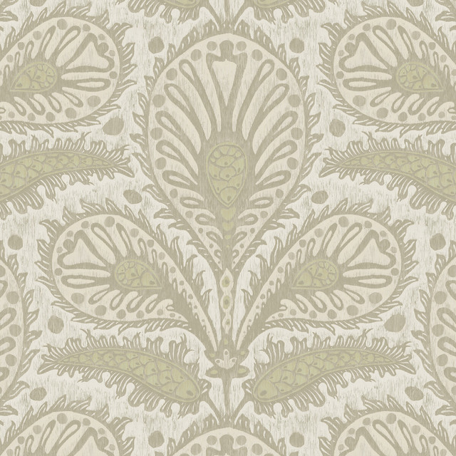Ikat Clover in 11, Wallcovering by Kravet Couture