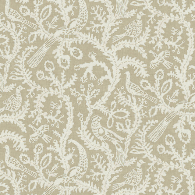 Stitched Birds in 11, Wallcovering by Kravet Couture