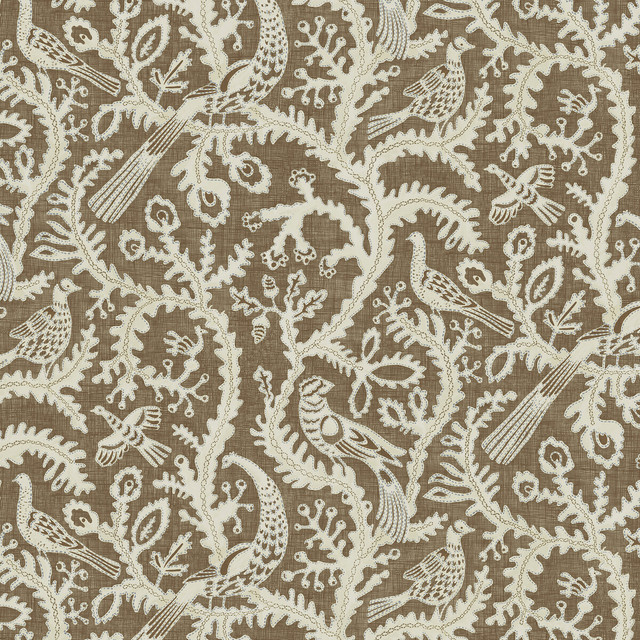 Stitched Birds in 21, Wallcovering by Kravet Couture