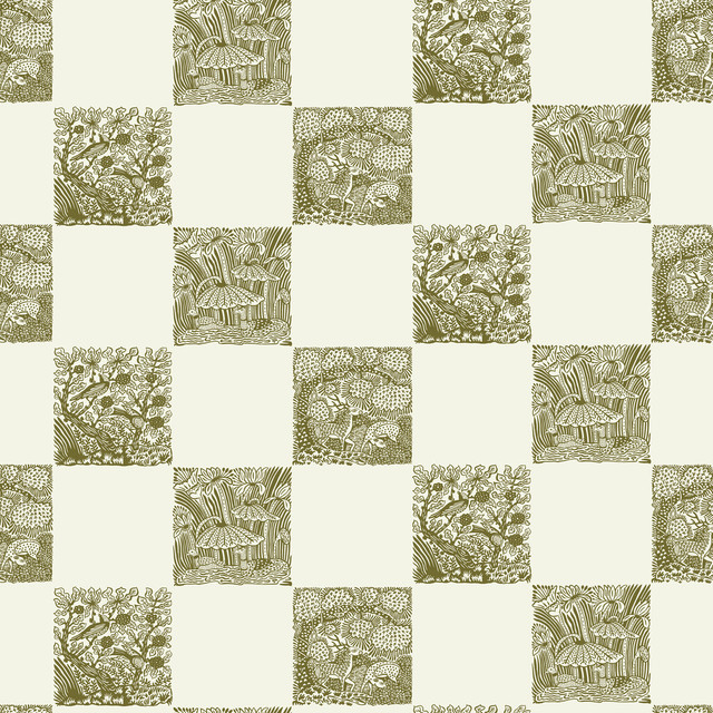 Animal Check in 05, Wallcovering by Kravet Couture