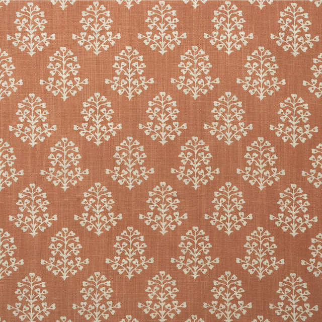 Sprig in Orange, Multipurpose Fabric by Kravet Couture