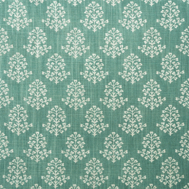 Sprig in Turquoise, Multipurpose Fabric by Kravet Couture