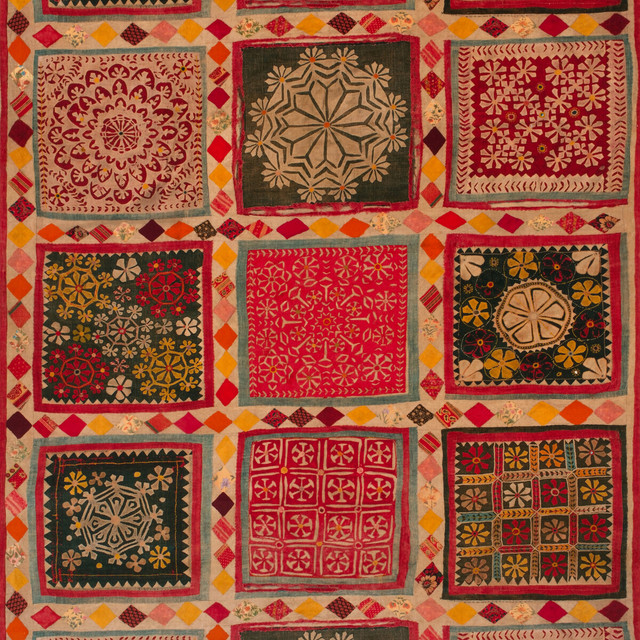 Courtyard in Multi, Upholstery Fabric by Kravet Couture