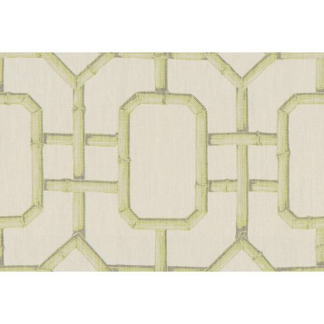 Bambu Fret in Celery, Multipurpose Fabric by Kravet Couture