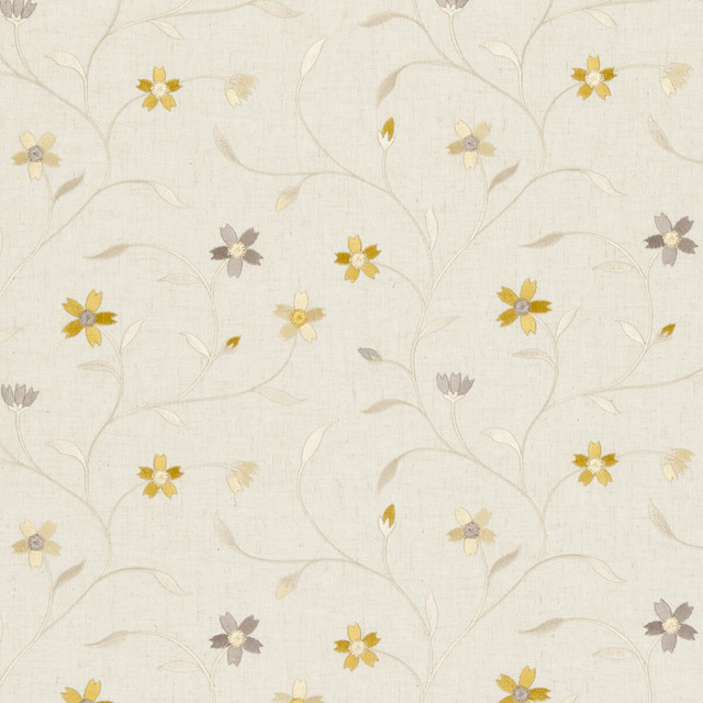 Mellor in Citrus, Drapery Fabric by Clarke & Clarke