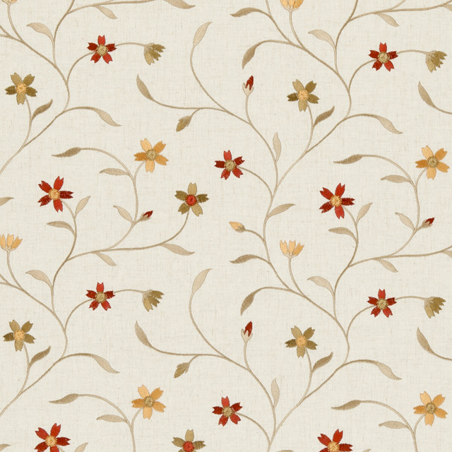 Mellor in Spice, Drapery Fabric by Clarke & Clarke