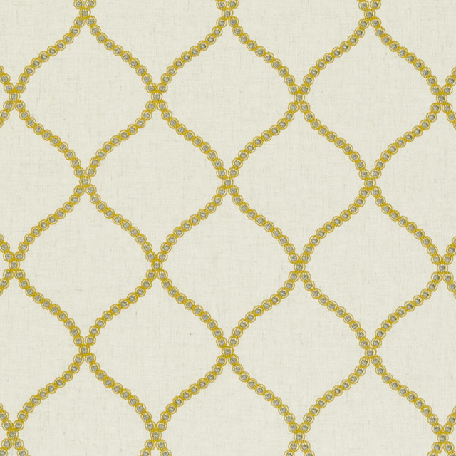 Sawley in Citrus, Drapery Fabric by Clarke & Clarke