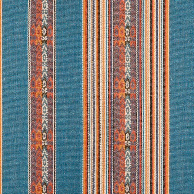 Totem in Capri, Upholstery Fabric by Clarke & Clarke