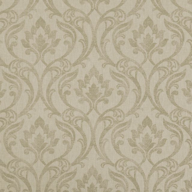 Leyburn in Natural, Multipurpose Fabric by Clarke & Clarke
