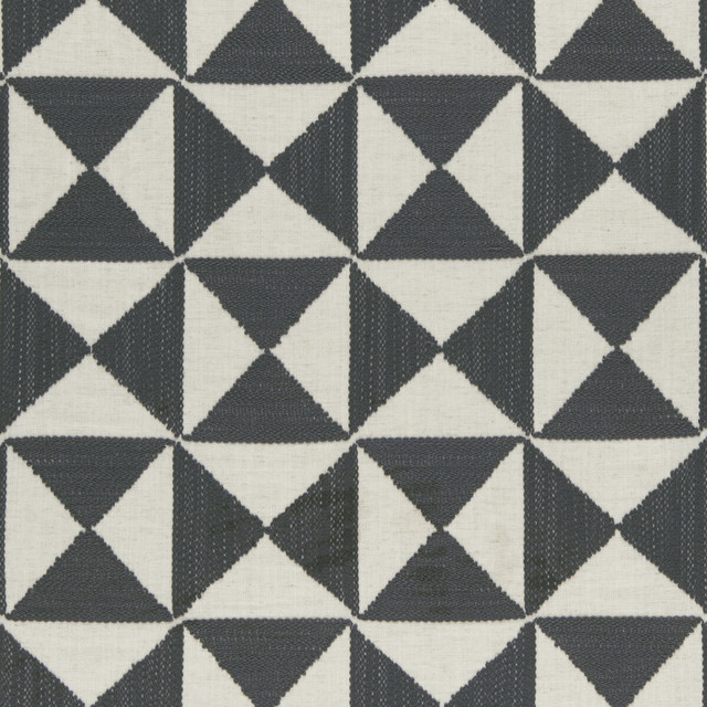 Adisa in Charcoal, Drapery Fabric by Clarke & Clarke