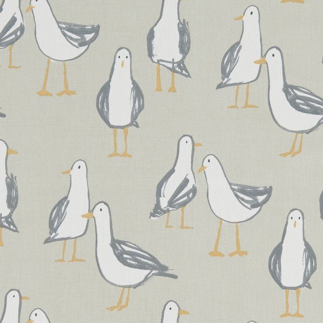 Laridae in Taupe, Multipurpose Fabric by Clarke & Clarke