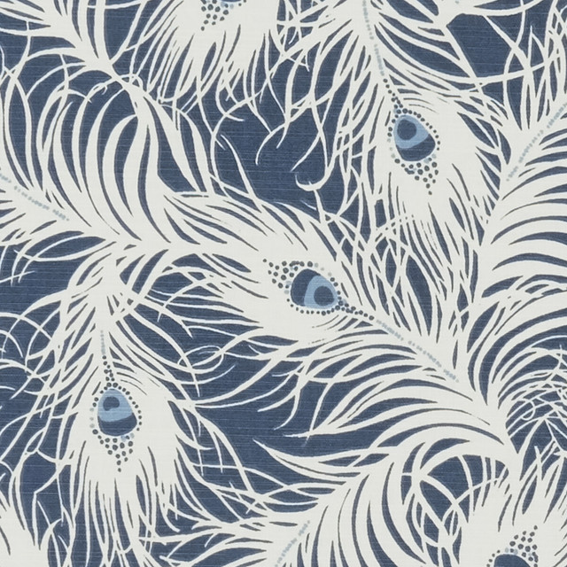 Harper in Denim, Multipurpose Fabric by Clarke & Clarke