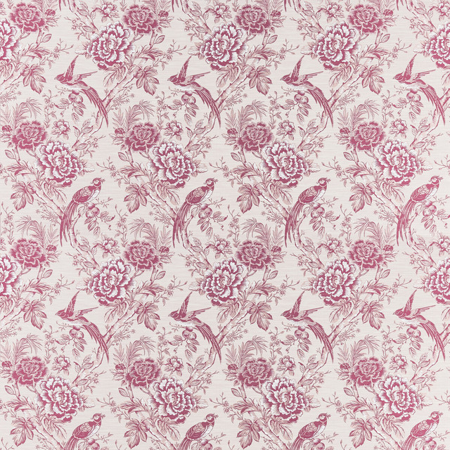 Avium in Raspberry, Multipurpose Fabric by Clarke & Clarke