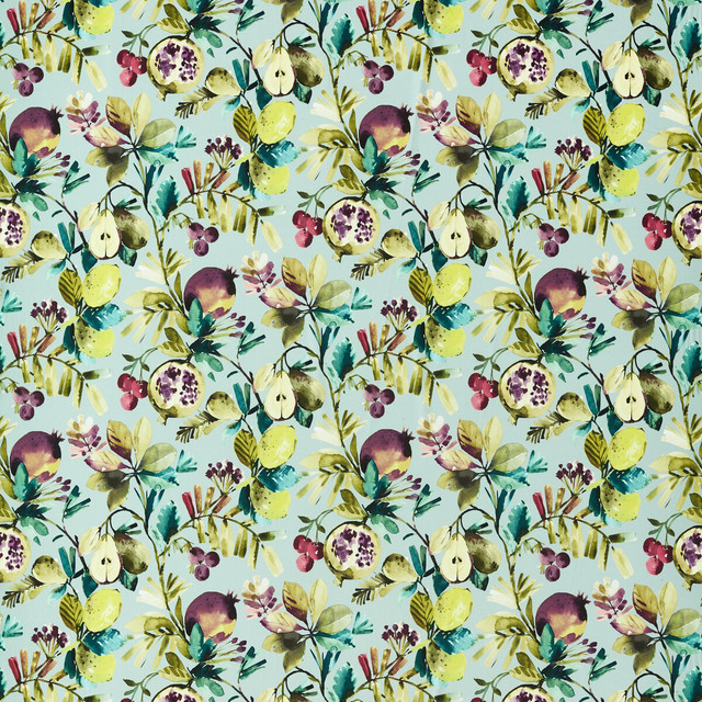 Fruta in Mineral Velvet, Multipurpose Fabric by Clarke & Clarke