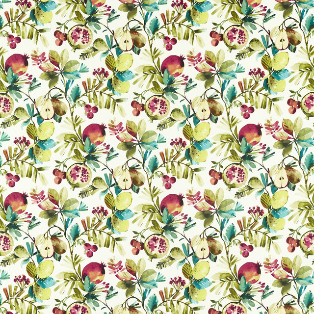 Fruta in Summer Cotton, Multipurpose Fabric by Clarke & Clarke
