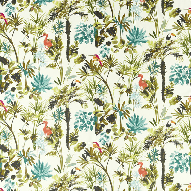 Palm in Sky, Multipurpose Fabric by Clarke & Clarke