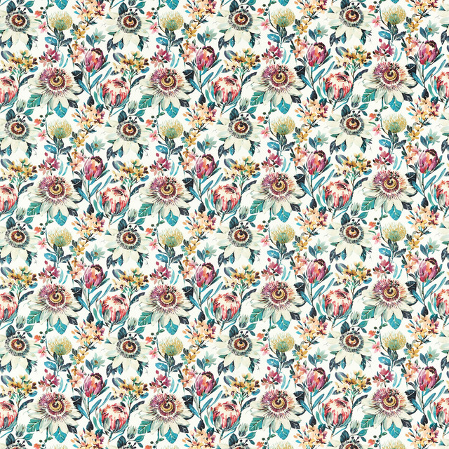 Paradise in Russet, Multipurpose Fabric by Clarke & Clarke