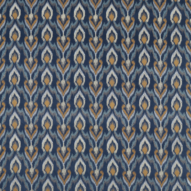 Velluto in Midnight, Drapery Fabric by Clarke & Clarke