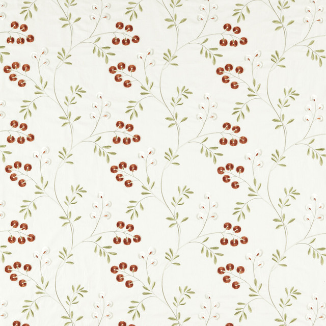 Rochelle in Spice, Drapery Fabric by Clarke & Clarke