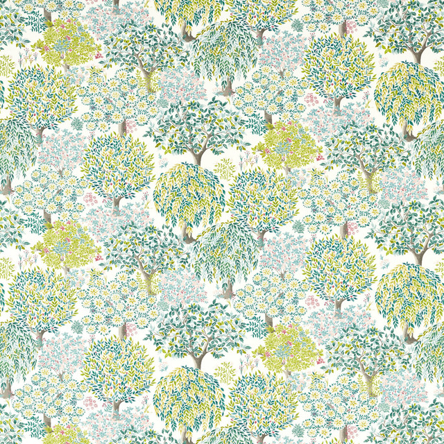 Tatton in Multi, Multipurpose Fabric by Clarke & Clarke