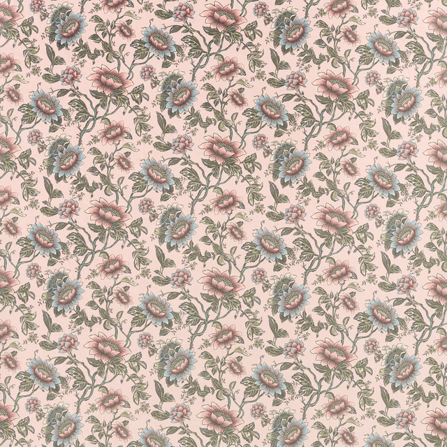 Tonquin in Blush Velvet, Multipurpose Fabric by Clarke & Clarke