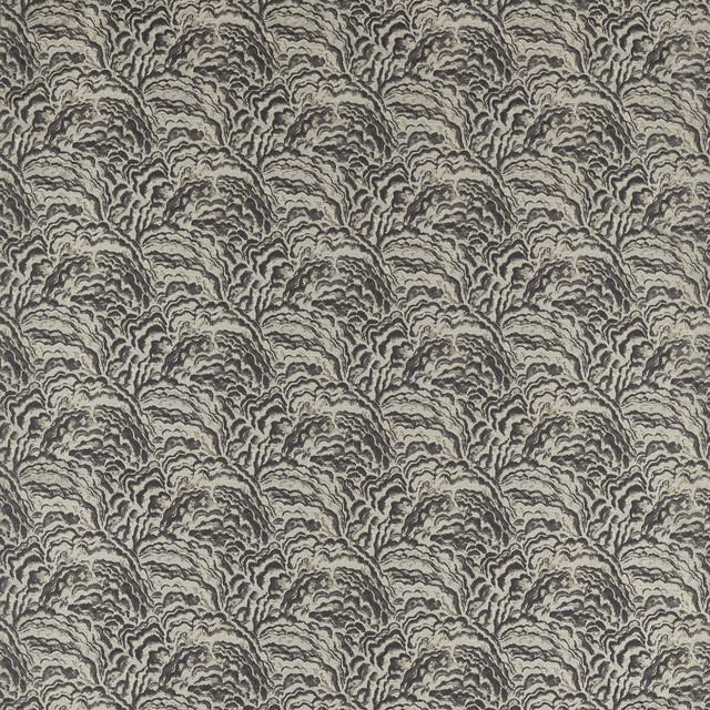 Lumino in Noir, Drapery Fabric by Clarke & Clarke