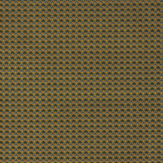 Lyra in Spice/forest, Upholstery Fabric by Clarke & Clarke