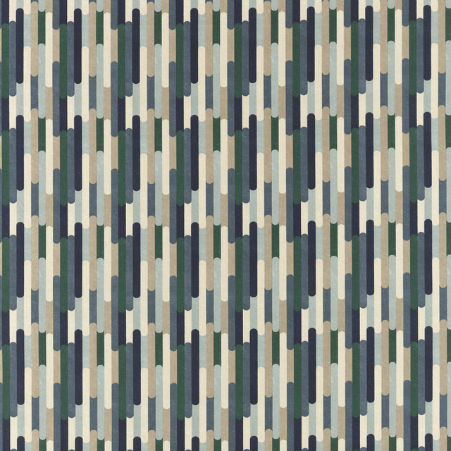 Seattle in Mineral/navy, Multipurpose Fabric by Clarke & Clarke