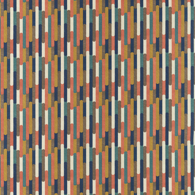 Seattle in Multi, Multipurpose Fabric by Clarke & Clarke