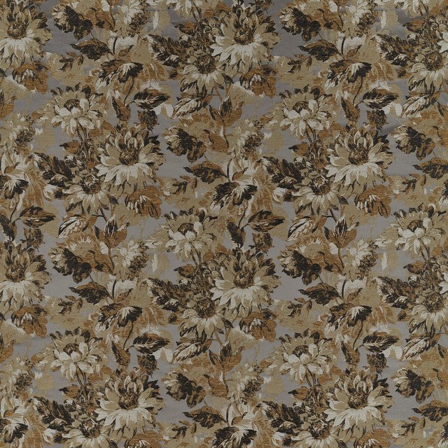 Sunforest in Pewter Jacquard, Drapery Fabric by Clarke & Clarke