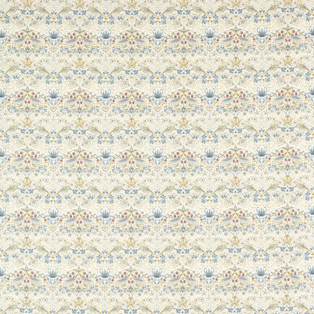 Strawberry Thief in Linen, Multipurpose Fabric by Clarke & Clarke