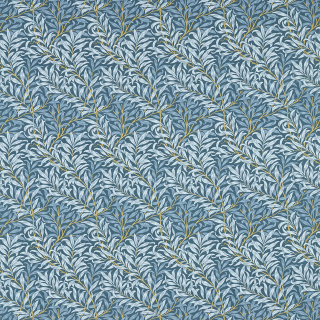 Willow Boughs in Denim, Multipurpose Fabric by Clarke & Clarke