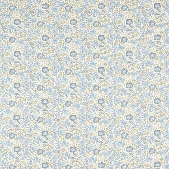 Mallow in Denim/ivory, Multipurpose Fabric by Clarke & Clarke