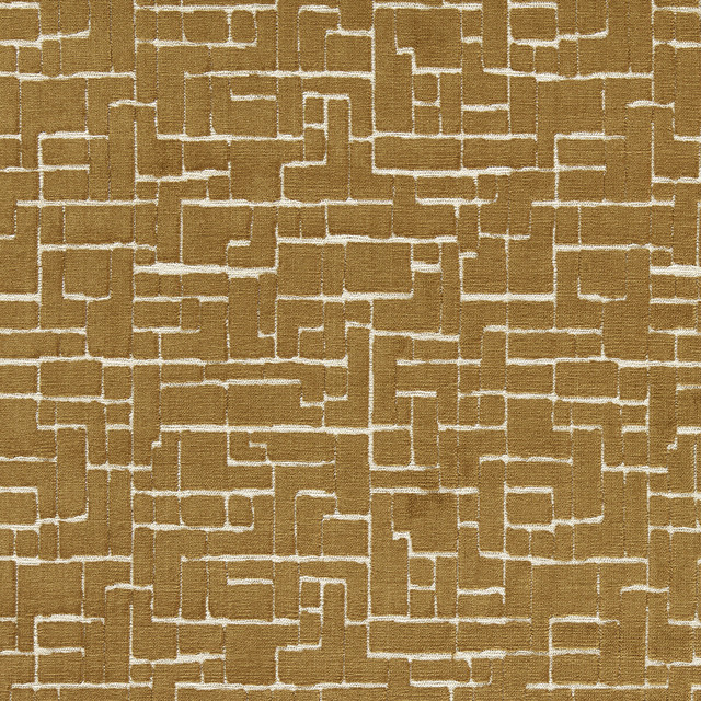 Kupka in Bronze, Upholstery Fabric by Clarke & Clarke