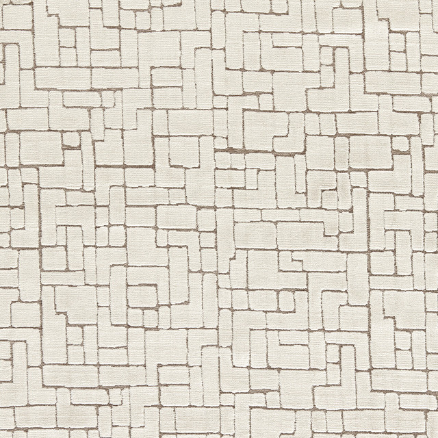 Kupka in Ivory, Upholstery Fabric by Clarke & Clarke