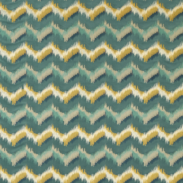 Sagoma in Teal, Upholstery Fabric by Clarke & Clarke