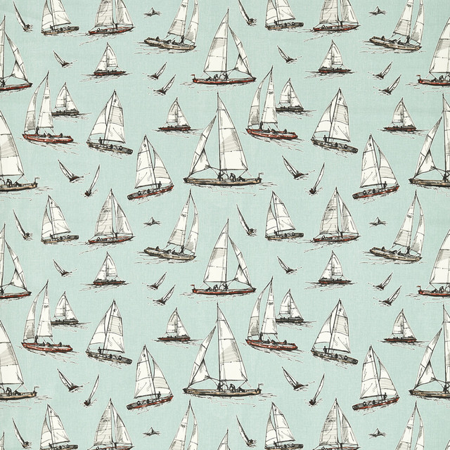 Sailing in Yacht, Multipurpose Fabric by Clarke & Clarke(1)