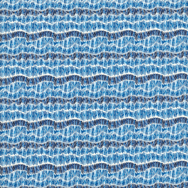 Tidal in Marine, Multipurpose Fabric by Clarke & Clarke