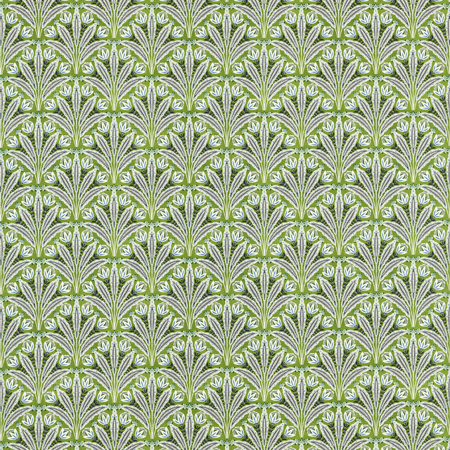 Attingham in Cobalt Green, Multipurpose Fabric by Clarke & Clarke