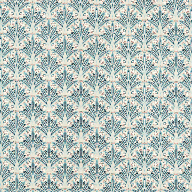 Attingham in Mineral, Multipurpose Fabric by Clarke & Clarke