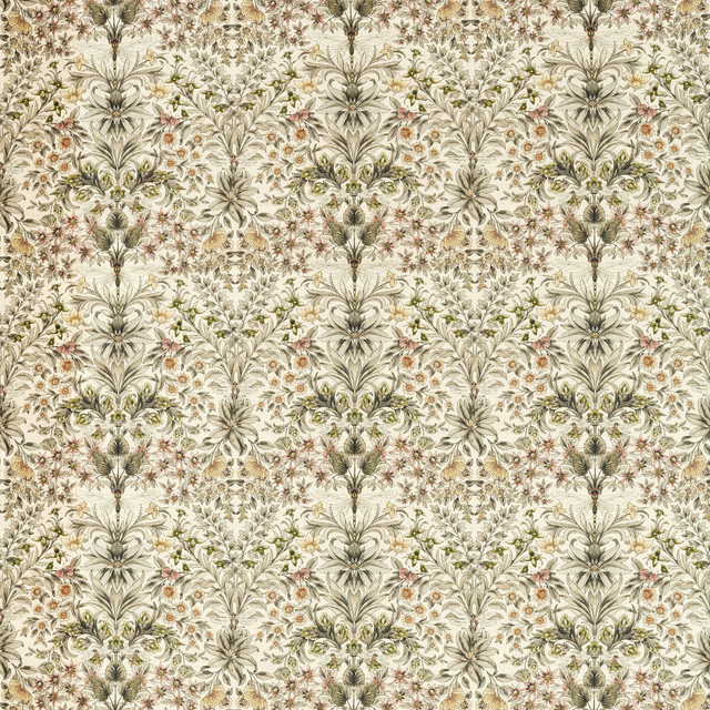 Mirabell in Natural Blush, Multipurpose Fabric by Clarke & Clarke