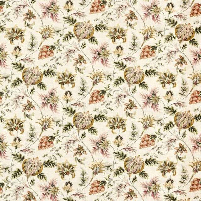 Sizergh in Blush Sage, Multipurpose Fabric by Clarke & Clarke