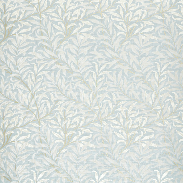 Willow Boughs Jacquard in Denim, Drapery Fabric by Clarke & Clarke
