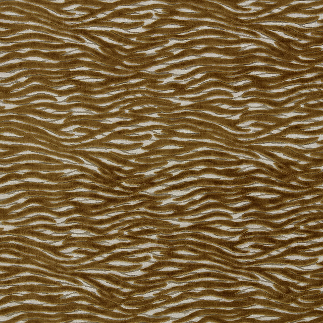 Wildstripe in Bronze, Upholstery Fabric by Clarke & Clarke
