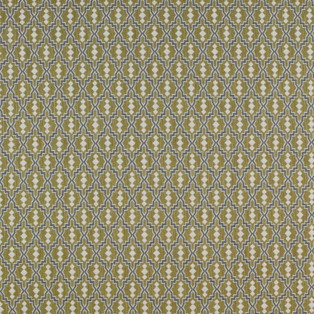 Aztec in Verde Lima, Upholstery Fabric by Gaston Y Daniela