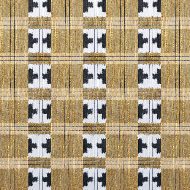 Takara in Oro, Upholstery Fabric by Gaston Y Daniela