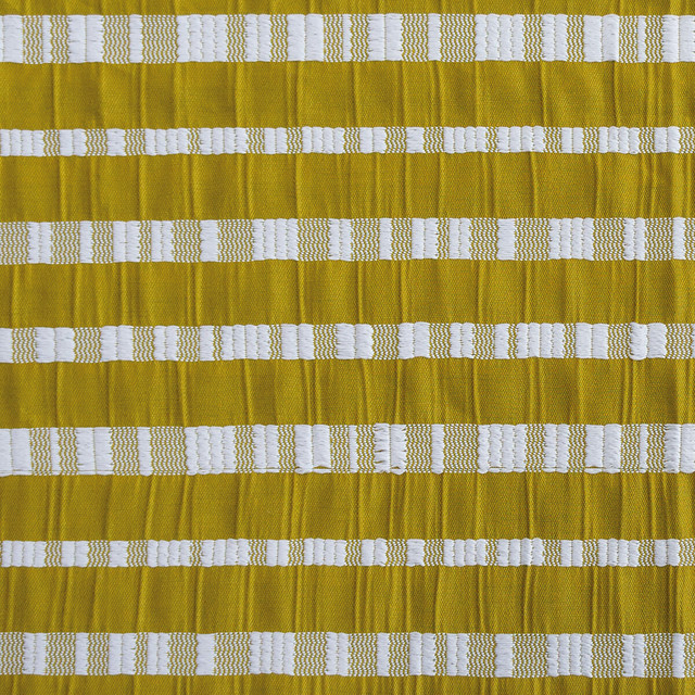Chi in Amarillo, Drapery Fabric by Gaston Y Daniela